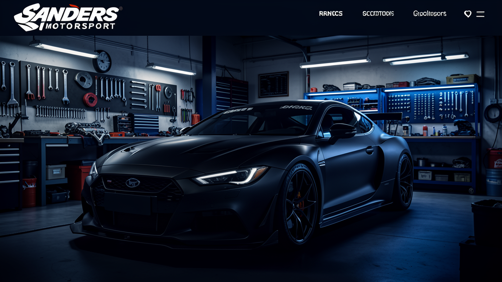 Abstract motorsport engineering artwork