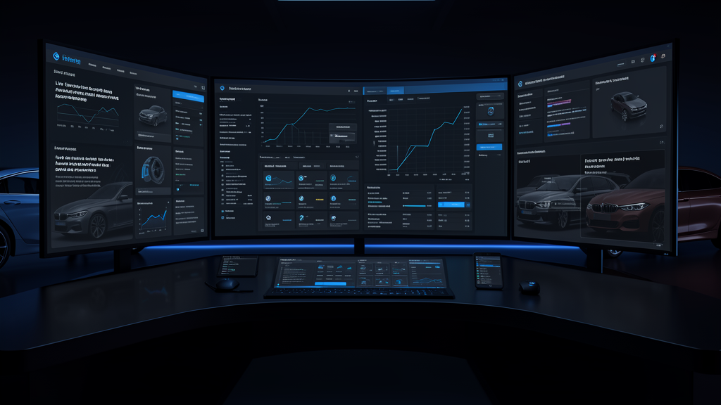 Automotive data and infrastructure dashboard